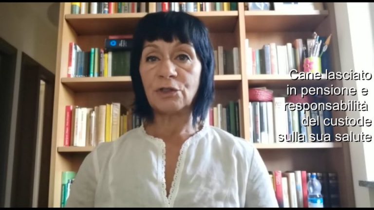 Cane lasciato in pensione e responsabilità del custode sulla sua salute