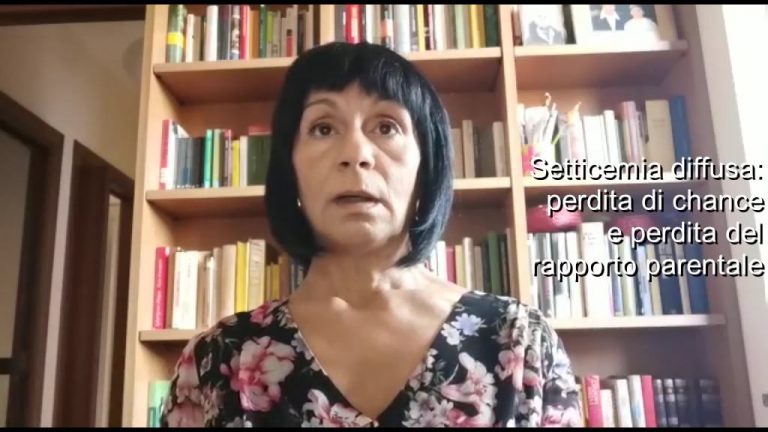 Setticemia diffusa: perdita di chance e perdita del rapporto parentale